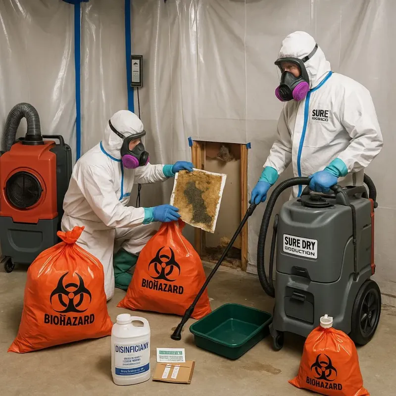 Contaminated Water Handling Protocols process in Lakes of the Four Seasons, IN
